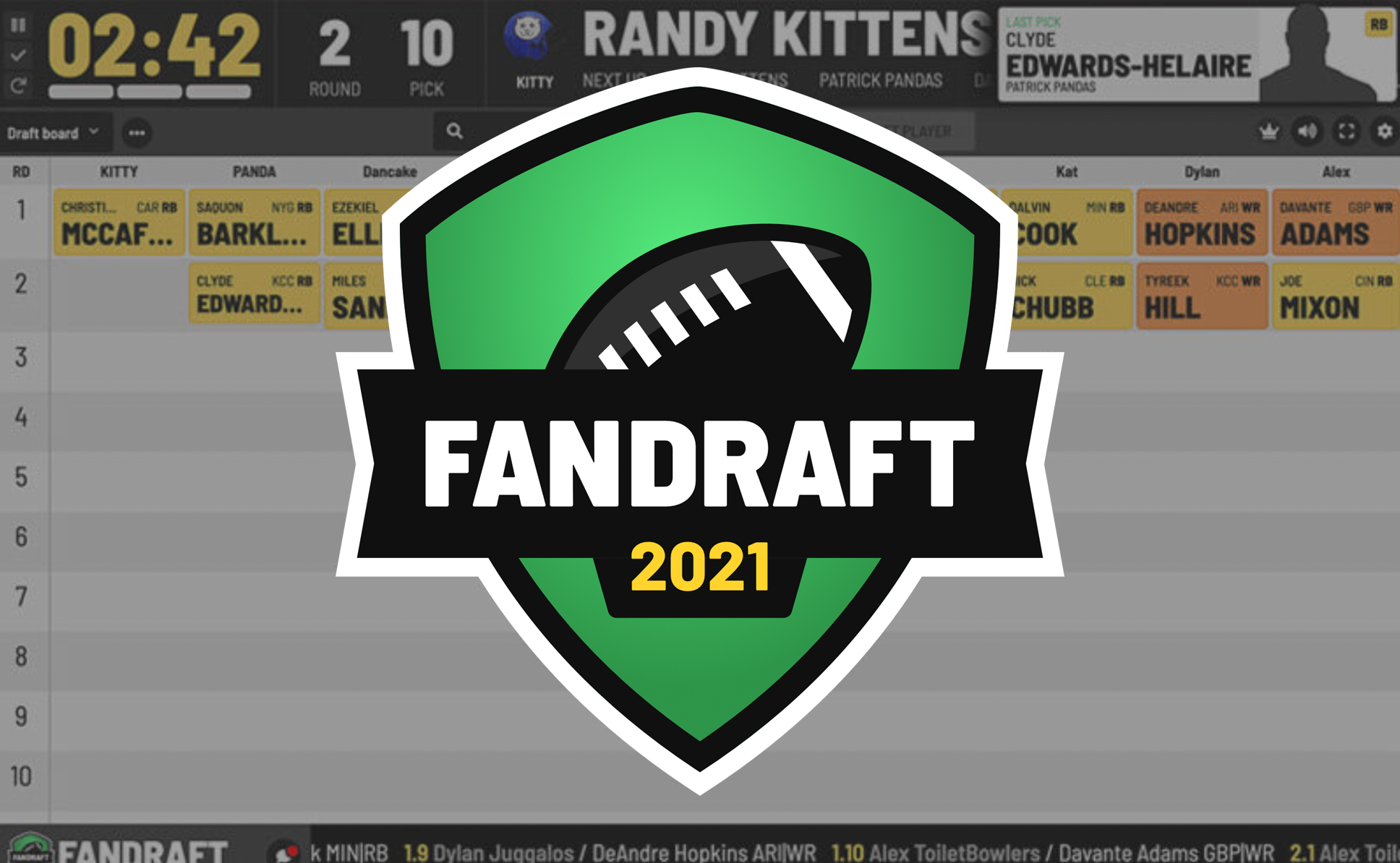 FanDraft 2021 is now available!