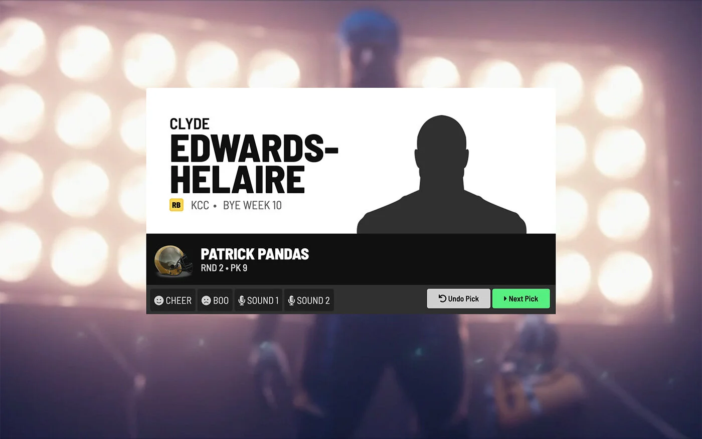 FanDraft — Pick Announcement